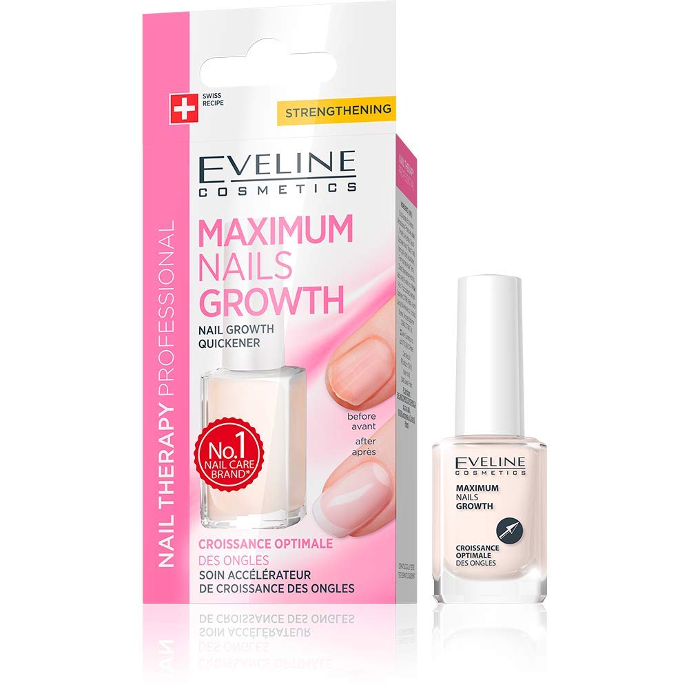Eveline Nail Sos Therapy Maximum Nail Growth Quickener 12ml Treatment Beauty Skin: Baby