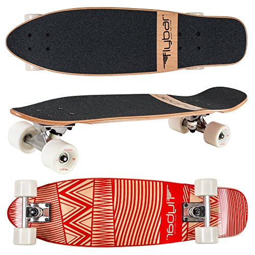 Flybar Skate Cruiser Boards 24” 27.5 Strong 7 Ply Canadian Maple