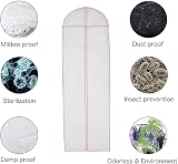 Jetcloud Wedding Dress Bag 180cm Non-woven Bridal Garment Cover Long Breathable view 4