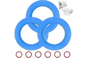 ULLNOSOO Flush Valve Seal for American Standard and Eljer Toilet, 3 Pack Toilet Parts for 7301111-0070A Upgraded Silicone Material Flush Valve Replacement Kit Gasket Ring for Champion 4 and Eljer Titan 4