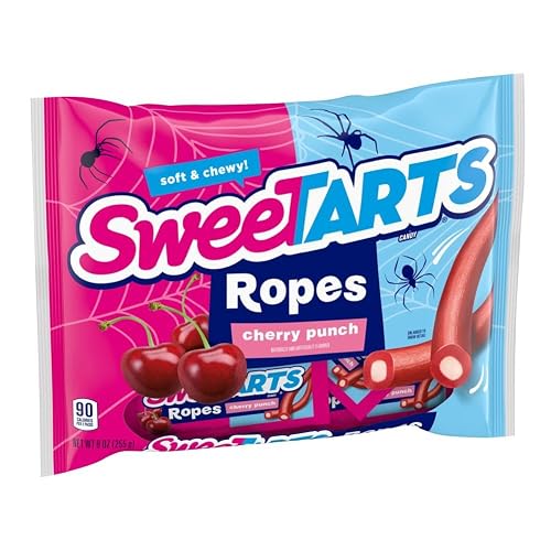 Ruby Ropes Sweets SweeTarts Ropes Candy, Halloween Trick or Treat Packs, 9oz Bag in Saudi ...