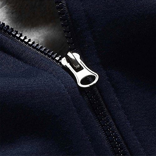 MACHLAB Men's Pullover Winter Workout Fleece Hoodie Jackets Full Zip Wool  Warm Thick Coats Black#W02 L in Kenya | Whizz Fleece