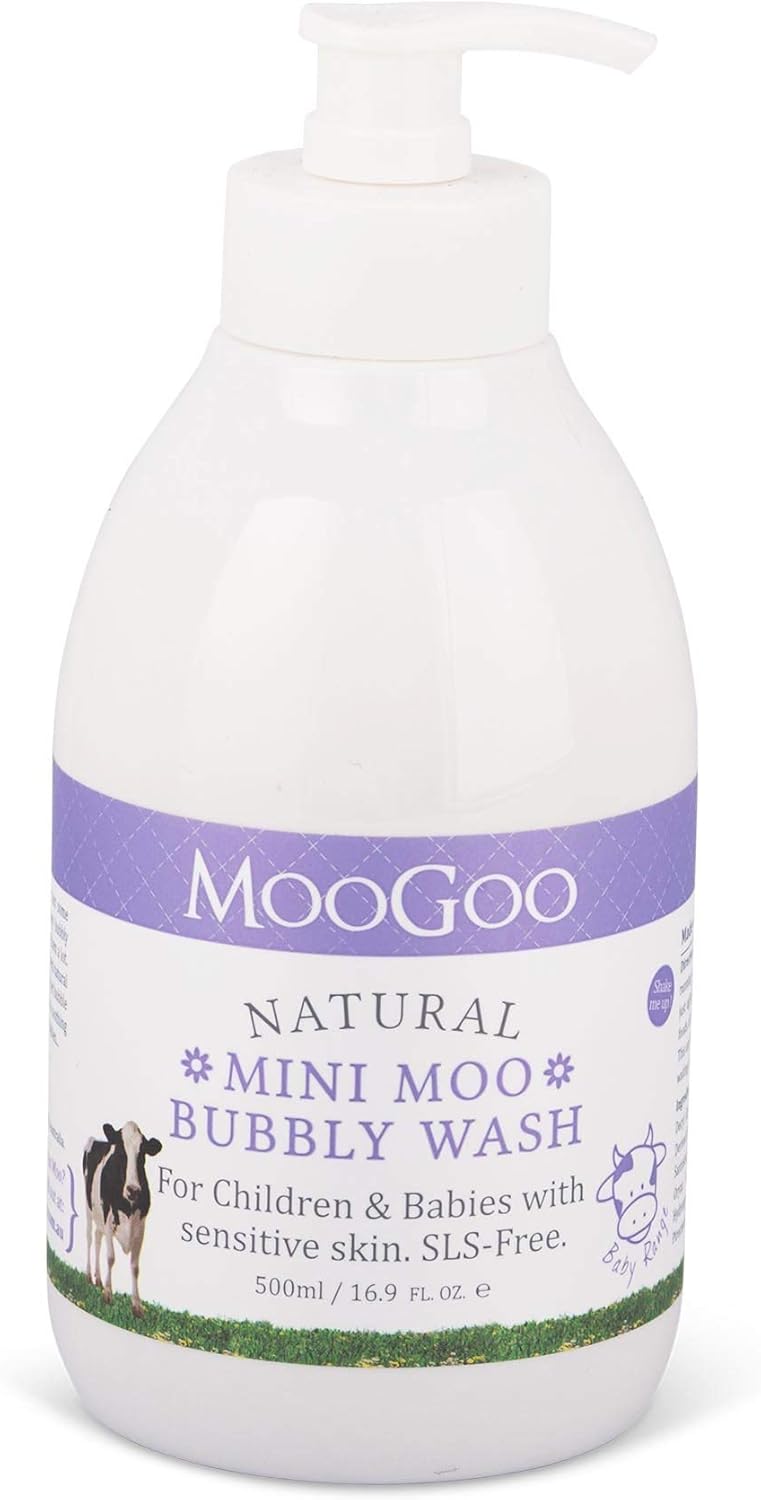 MooGoo 2in1 Bubbly Wash A gentle cleansing baby bubble bath, body wash and baby shampoo