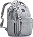 KiddyCare Diaper Bag Backpack, Multi-Function Waterproof Maternity Nappy Bags for Travel with Baby, Large Capacity, Stylish and Durable, Gray Melange