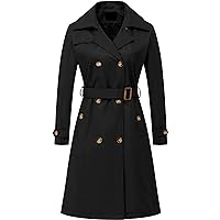 Amazon.com: CURLBIUTY Women Trench Coat Lapel Winter Long Swing