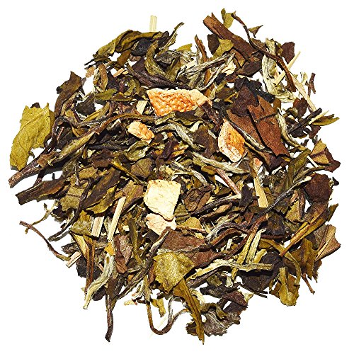 Lemon Ginger White Tea - Chinese Tea - Caffeinated - Loose Leaf Tea - 2oz