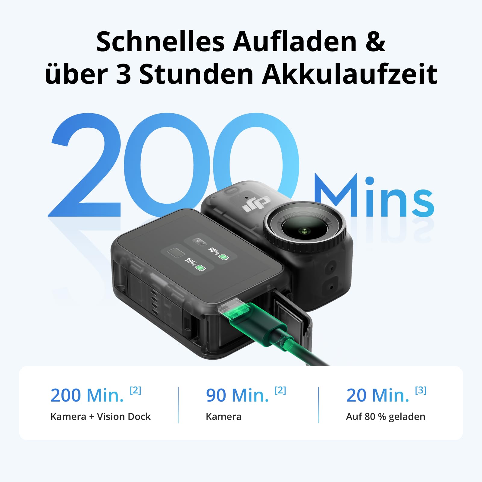 DJI Osmo Nano Standard Combo (128GB) - 4K/60fps kleine Vlogging-Kamera mit 1/1,3″ Sensor, 143° Weitwinkel-Video, 200 min Aufnahmezeit, schneller Datentransfer, POV-Kamera 4K für Sport, Vlog 7