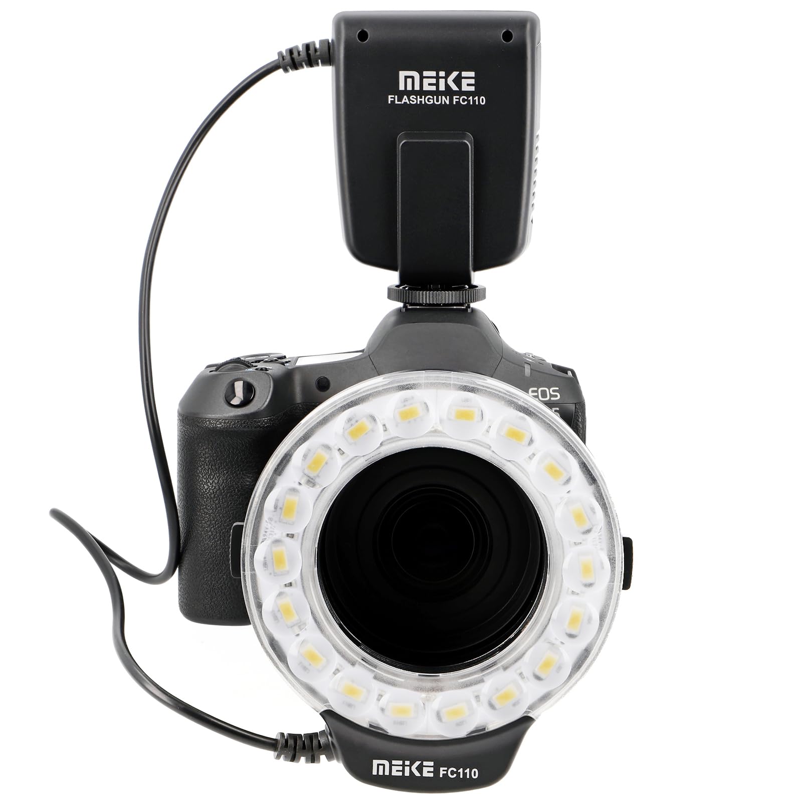 Macro Ring Flash for Canon EOS SLR cameras from Meike Ring