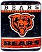 Northwest NFL Chicago Bears Unisex-Adult Raschel Throw Blanket, 60