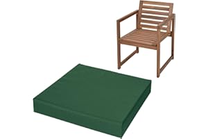 Chair pad 18" x 20" (45 x 50 cm) Garden Rattan Furniture Cushions Replacement Water ，Resistant ，with Removable Fabric Zipper 
