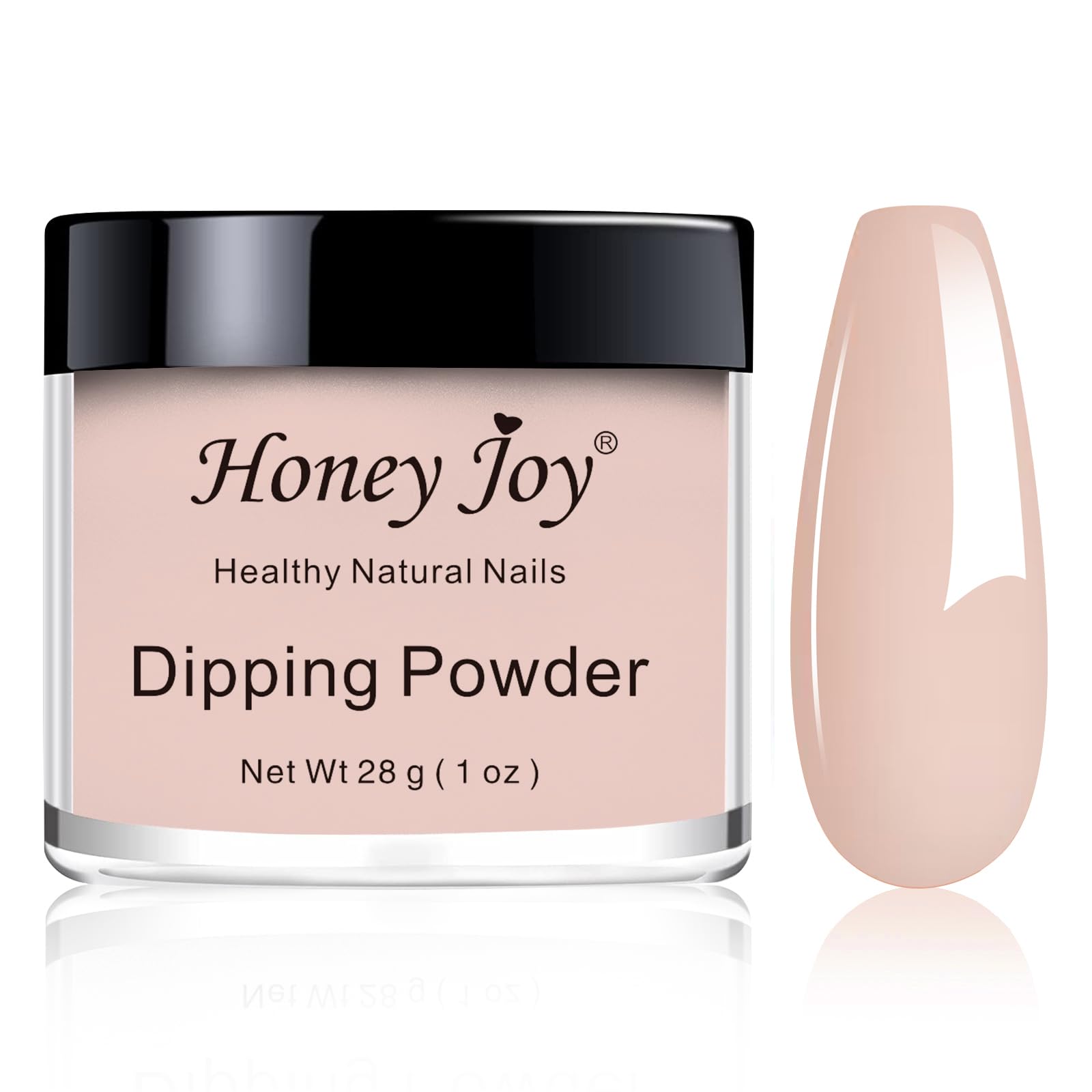28g/Box Fine Dipping Powder Nude Color, Bare, Naked Without Lamp Cure Nails Dip Summer Gel Nail Natural Dry, Even & Smooth Finishing (No.8)
