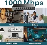 TP-Link TL-SG108S 8 Port Gigabit Switch Power Saving Plug & Play view 3