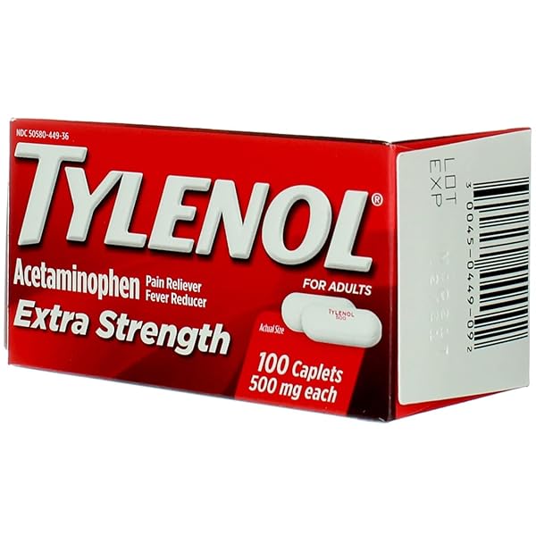 TYLENOL ACETAMINOPHEN, EXTRA STRENGTH, 500 MG, 100 COUNT