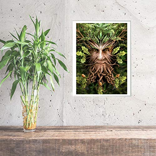 Mosaic Making 5D Diamond Painting 5D DIY Full Drill Square Diamond Painting Old Tree Cross Stitch Mosaic Kit