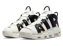Air More Uptempo 96 in Sail, Black, Team Orange by