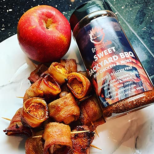 Grilling Gods 4Pack BBQ Rubs 4 Large 16oz Jars Healthy Seasoning