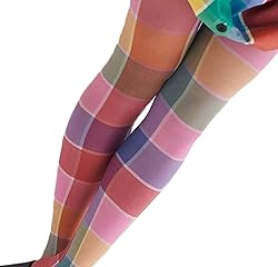 NUFIWI Vintage 60s Printed Funky Tights for Women
