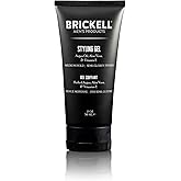 Brickell Men's Hair Styling Hair Gel For Men, Natural and Organic, All Day Hold for Glossy Style, Natural Scented, 2 Ounce