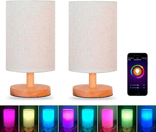 alexa wifi inteligente lampara de noche