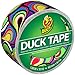 Duck Brand 283926 Printed Duct Tape, Marble Peacock, 1.88 Inches x 10 Yards, Single Roll