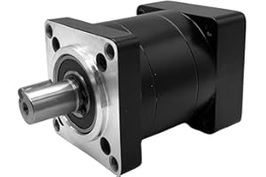 TOSEASTARS Nema 34 Planetary Gearbox Ratio 5:1 Speed Reducer Backlash <18 arc-min 3000RPM Gear Head 14 Inch Input Shaft for Stepper Motor, Speed Reducers with Screw for CNC