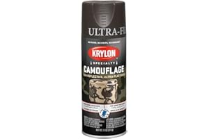 11 oz Krylon K04292777 Fusion For Plastic Brown Spray Paint Camouflage