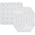 Sfcddtlg 2 Sets Snowboard Stomp Pads-3D Clear Anti-Slip Stomp Pad Mat for Provides Extra Grip to Enhance Your Snowboarding Experience