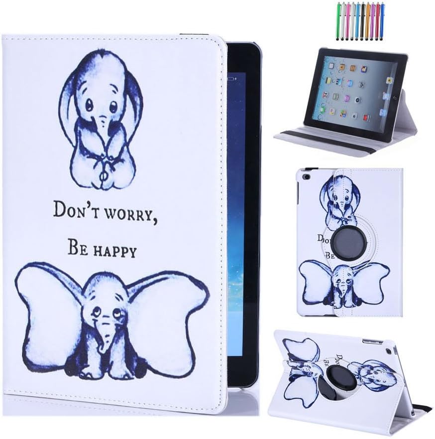 CULIKER Huawei MediaPad T3 10 Case, Slim Shell Stand Case Leather Rotating Cover for Huawei MediaPad T3 10 (9.6-Inch) Tablet