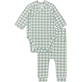 Konny Baby Bodysuit & Pants Set Newborn Ultra-soft Baby Girls Boys Long Sleeve Leggings Clothes