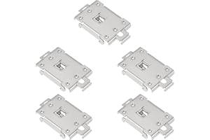 SING F LTD 5pcs 35mm DIN Rail Mounting Clip for Single Phase Solid State Relay