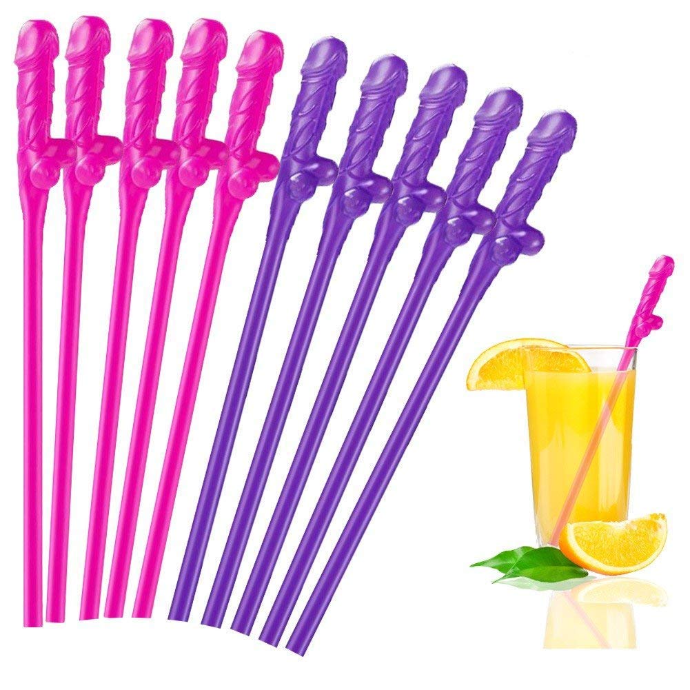 Amazon Com Bachelorette Party Drinking Straws Perfect For Naughty