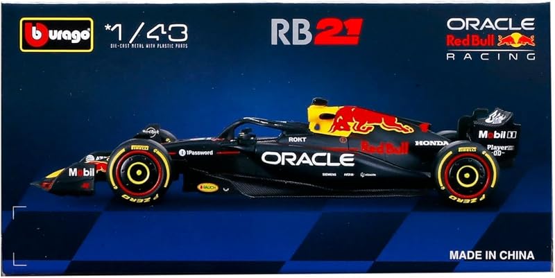 - F1 Red Bull Racing RB21 2025#1 Verstappen, Coche diecast a Escala 1:43 con Detalles auténticos, réplica F1 Red Bull, decoración Oficial, Edad Recomendada 3+ años — foto 7 de 7