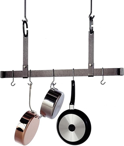 Amazon Com Enclume 54 Inch Ceiling Mount Pot Rack Kitchen Pot