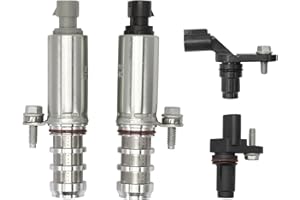 AUROLYNNE Intake & Exhaust Camshaft Position Actuator & Camshaft Sensor Kit Fits for Equinox HHR Impala Malibu Cobalt Terrain Lacrosse Regal G5 G6 Replaces 12655420 12655421