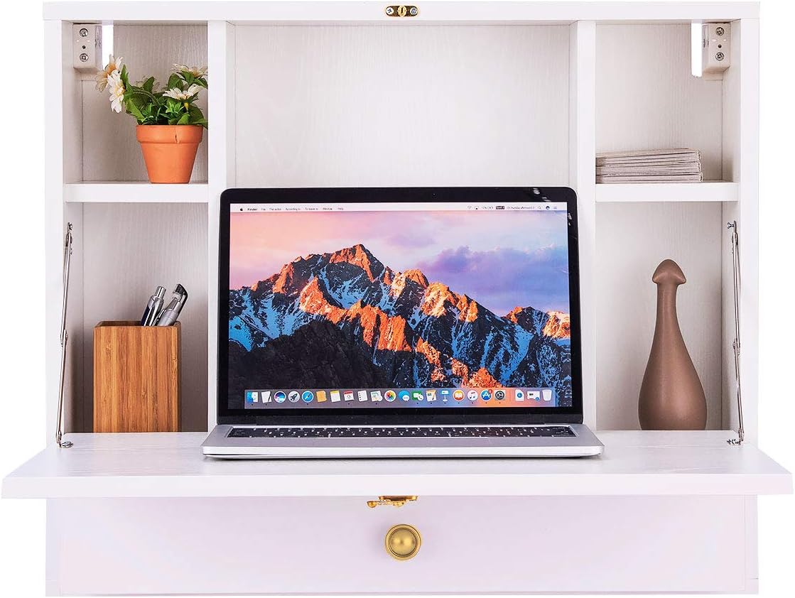 scrivania per computer per la casa con cassetti