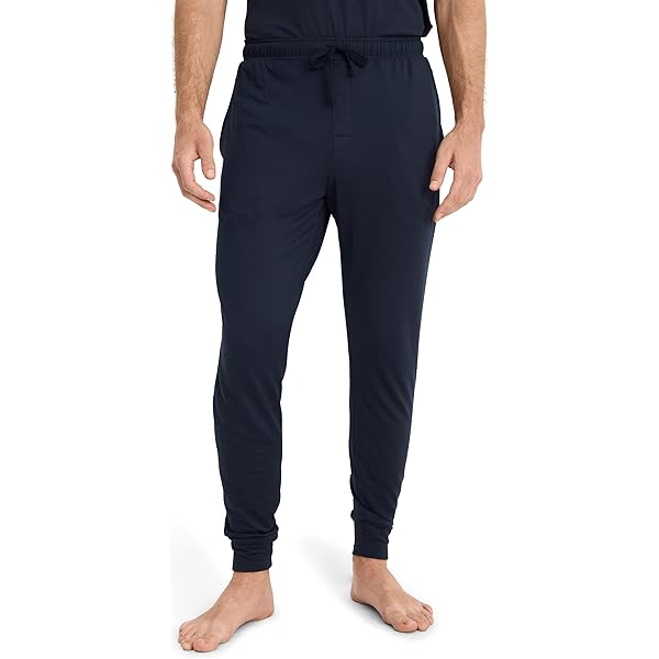 POLO RALPH LAUREN Mens Logo Double-Knit Jogger Pant Aviator Navy