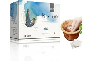 ORRETTER 30 Bags Herbal Foot Soak with Mugwort & Ginger, Relaxing Foot Bath for Daily Wellness, 900g Natural Plant-Based Formula, 泡脚药包