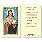 Artisan Owl Saint Teresa of Avila Holy Cards (Set of 5)
