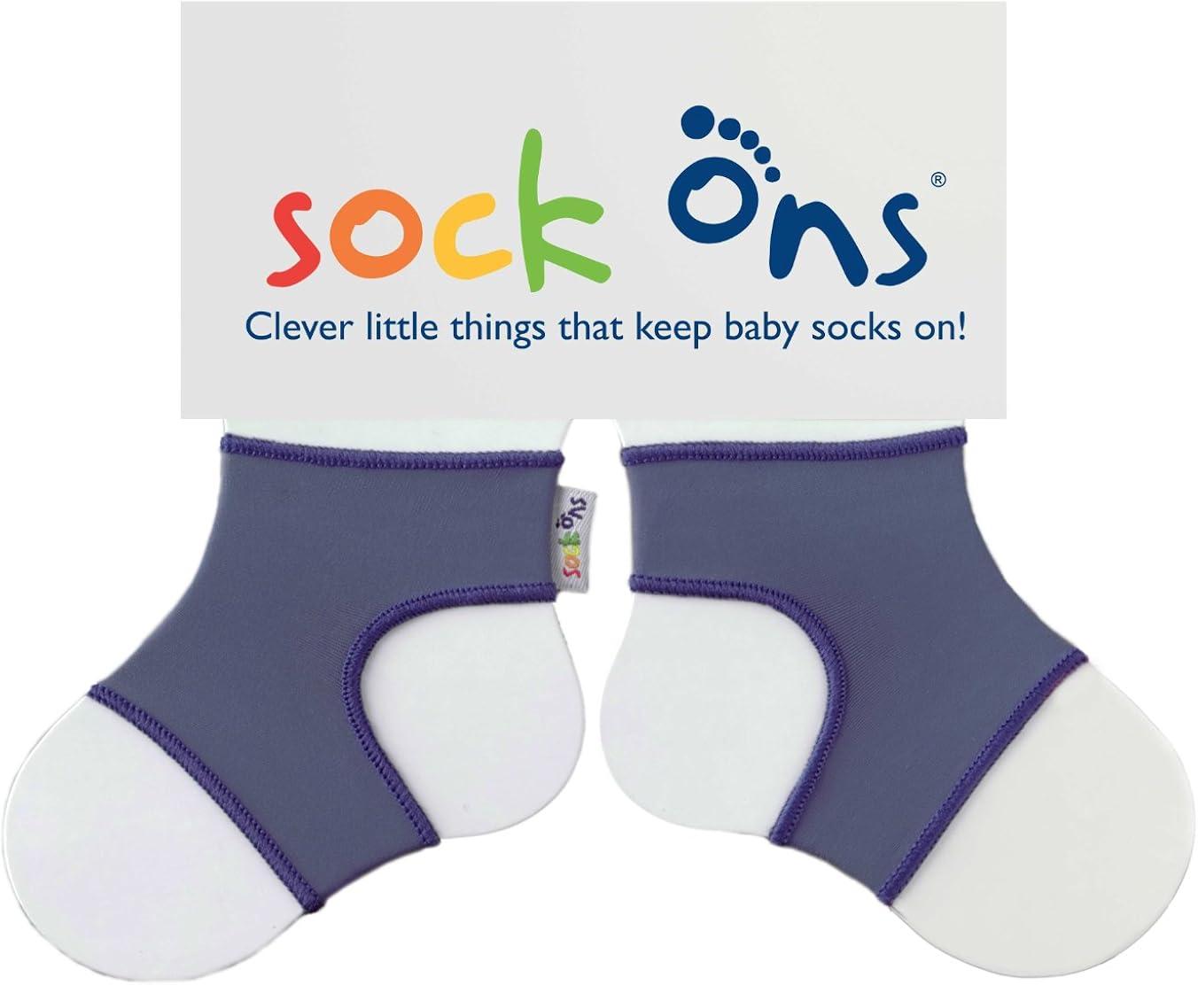 Baby Sock Ons 612 Months in BLUE/GREY Sock Ons Amazon.co.uk Clothing