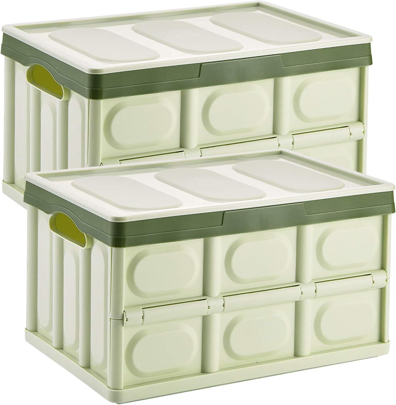 Home & Kitchen 2 Pack Plastic Folding Boxes for Home Garden Yorbay