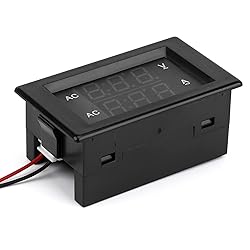 DROK Volt Amp Meter, AC 500V 100A Digital Voltmeter