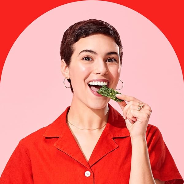 GIMME SEAWEED ORGANIC PREMIUM ROASTED SEAWEED SNACKS, CHILI LIME, 6 COUNT, KETO, VEGAN, GLUTEN-FREE, GREAT SOURCE OF OMEGA3S AND IODINE, HEALTHY ON-THE-GO SNACK FOR KIDS AND ADULTS