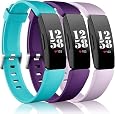 Wepro Replacement Bands For Fitbit Inspire HR/Inspire/Inspire 2/Ace 2 - 3 Pack Small, Teal, Plum, Lilac - View #9