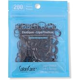 Salon Care Brown Rubber Bands (200 Count)