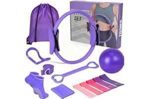 Pilates ring, balls, and resistance bands set