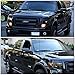 Auto Dynasty Compatible with Ford F-150 Chrome Housing Towing Side Mirror Turn Signal Light (White LED)