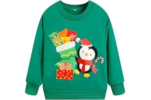 POPSHION Toddler Boys Sweatshirts Dinosaur Long Sleeve Pullover Crewneck Shirts Cartoon Tee Sport Tops for Kids 1-8T