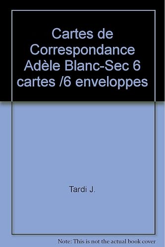 Download Adèle Blanc-Sec : Cartes de correspondance (6 cartes et 6 enveloppes) PDF