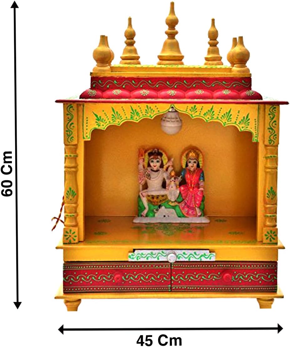 Amazon Com Sharvgun Templo De Madera Hecho A Mano Para Casa