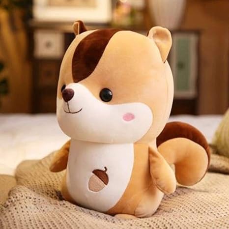 Amazon Co Jp リアルなおもちゃかわいいリスポケモンぬいぐるみぬいぐるみの柔らかい動物の枕のための柔らかい動物の枕 恋人リスの贈り物 恋人のリスドールのためのギフト素敵な柔らかいpp綿豪華なおもちゃホームパーティーの結婚式の装飾キーホルダーペンダント子供